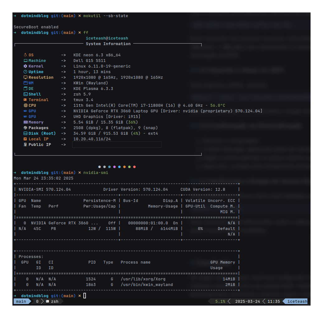 Secure Boot BIOS Screenshot
